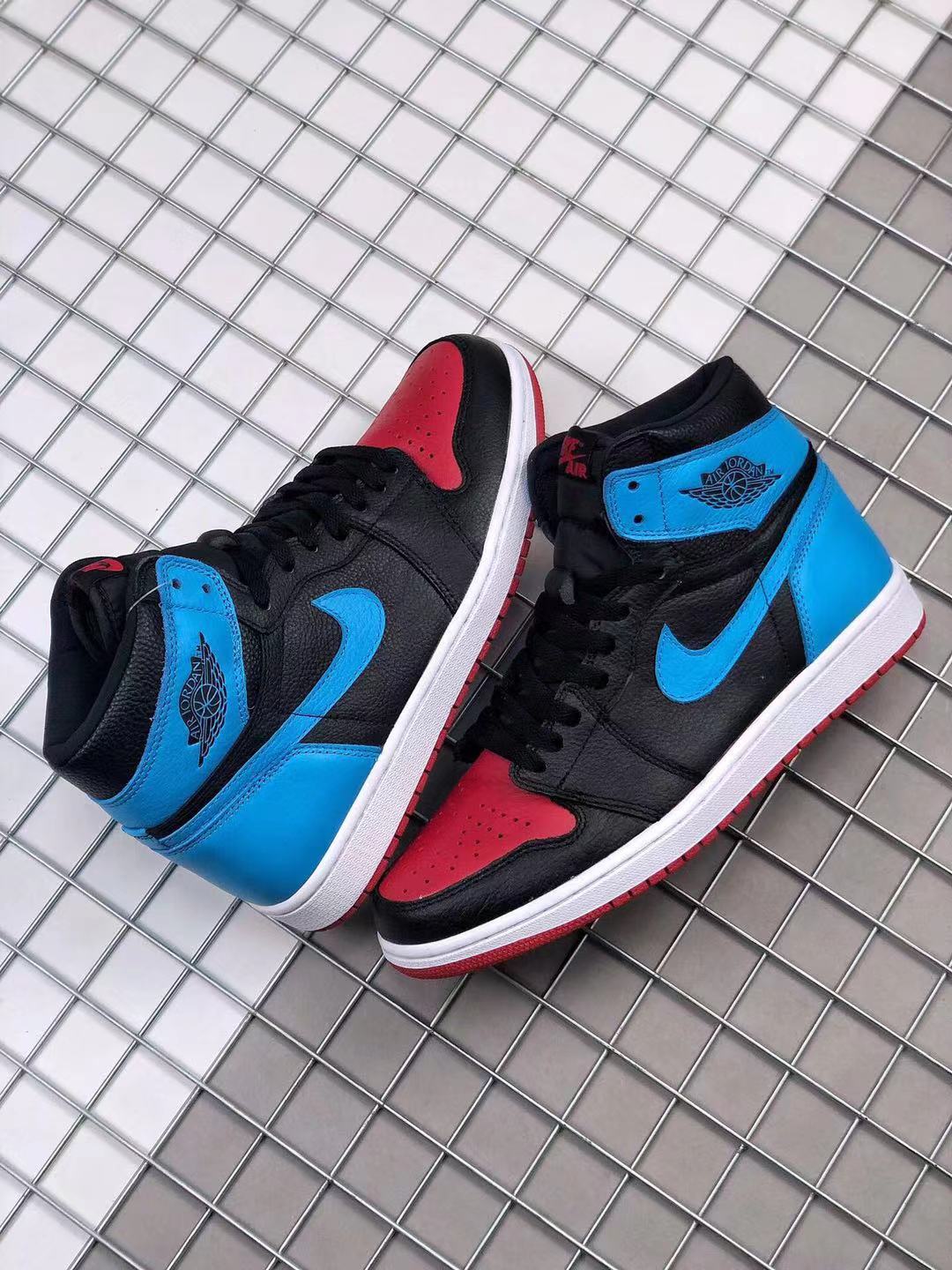 2020 Air Jordan 1 High OG UNC To Chicago Shoes - Click Image to Close